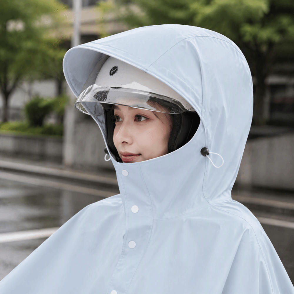 Thickened Rain Poncho Waterpro - Electric Scooter Rain Cover ulasan dan harga