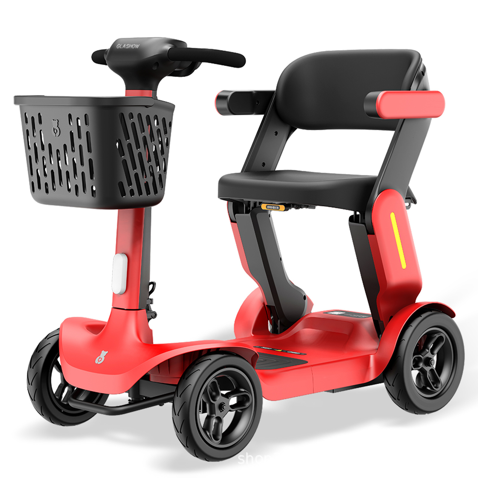 Luxury 360W Powerful Four Whee - Folding Electric Scooter ulasan dan harga