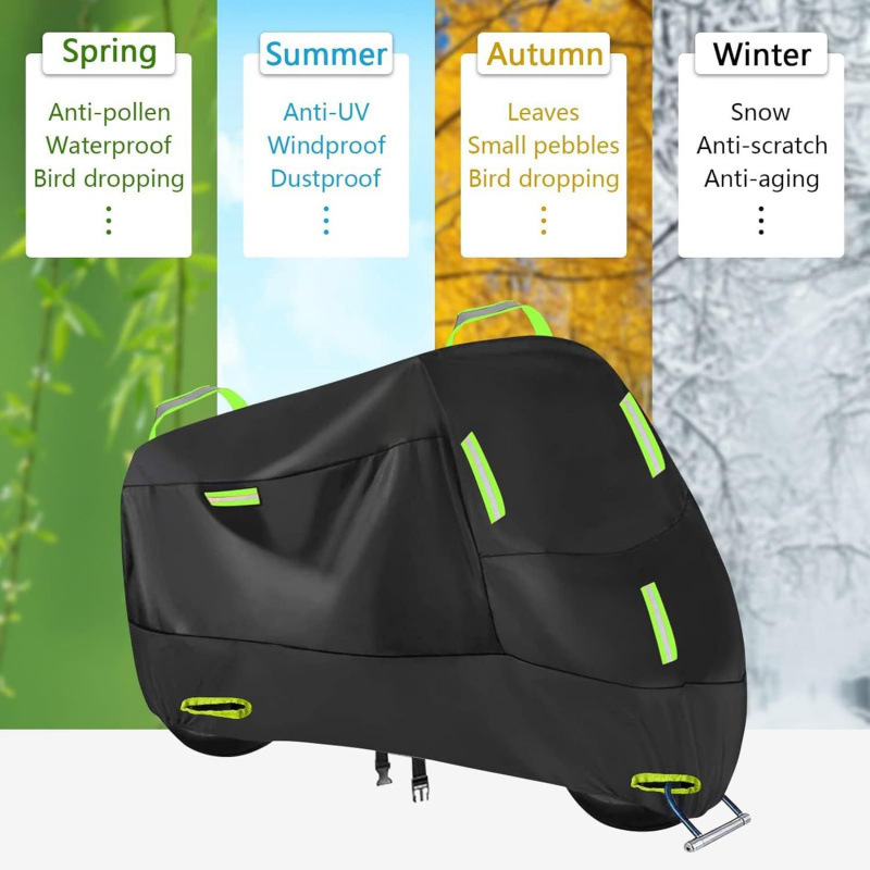 420D Universal Motorbike UV Pr - Electric Scooter Rain Cover ulasan dan harga